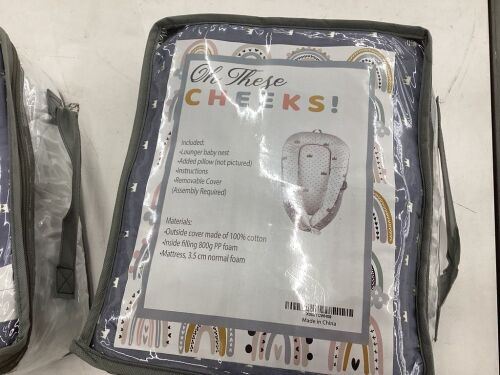 Lot of (2) Lounger Baby Nest  - Lot 583