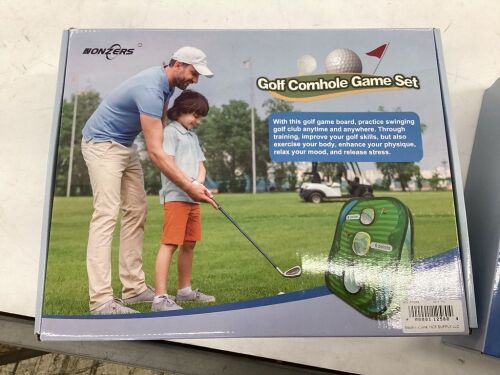 Lot of (2) Golf Cornhole Game Set  - Lot 603