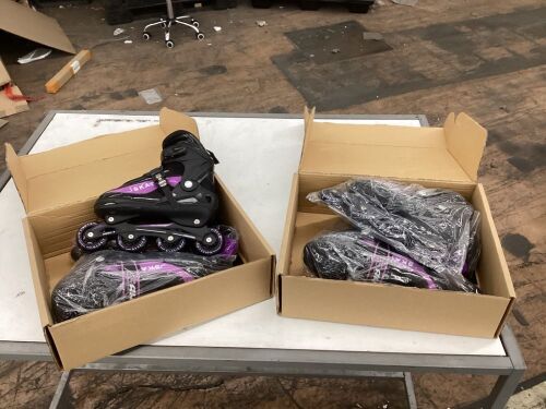 Lot of (2) Hiboy Adjustable Inline Skates, Size 5-8 - Lot 623