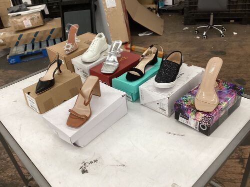 Lot of (8) Pairs Women's Shoes, Multiple Sizes  - Lot 663
