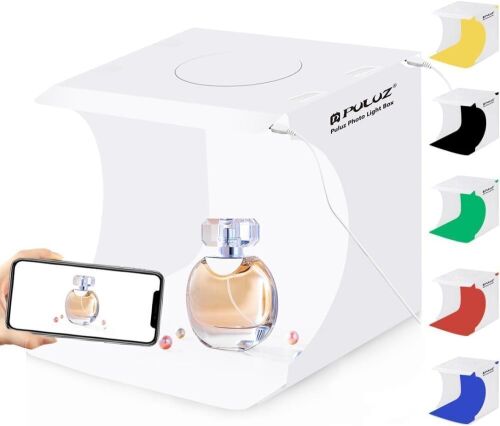 Puluz LED Portable Photo Studio Box with 6 Color Backdrops  - Lot 660