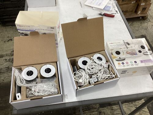 Lot of (2) Project Nursery Video Baby Monitor with 2 Cameras and 4.3" Screen - Lot 220