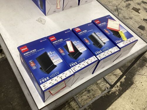 Lot of (4) RCA Amplified Indoor HDTV Antenna  - Lot 420