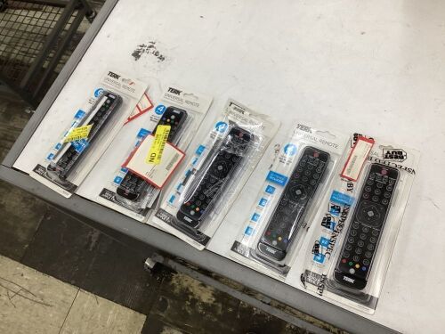 Lot of (5) Terk Universal Remote  - Lot 743
