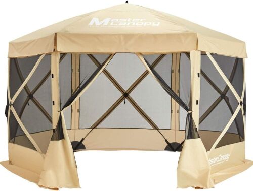 MASTERCANOPY 12 x 12 Portable Screen House Room Pop Up Gazebo  - Lot 45