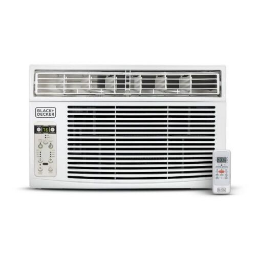 BLACK+DECKER 6,000 BTU Window Air Conditioner - Dented Top - Lot 75