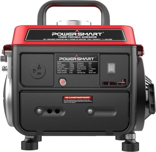 Power Smart PS50 1200-Watt 2 Stroke Manual Start Portable Generator - Lot 73
