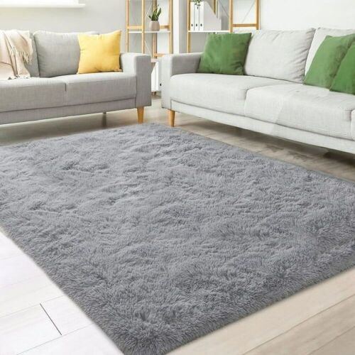 Nefoso Shag Light Gray Area Rug, 8' x 10' - Lot 763