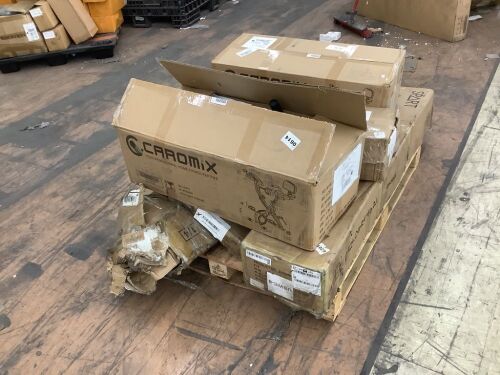 Salvage Pallet of Exercise Items. Will Be Broken and Incomplete. - Lot 250