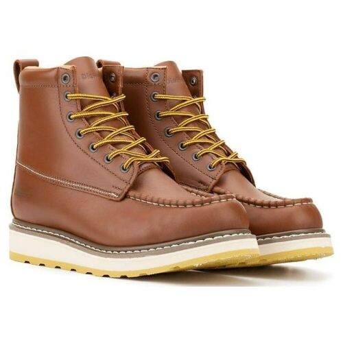 DieHard Surtrak6" Brown Leather Soft Toe Work Boots, Size 10.5  - Lot 86
