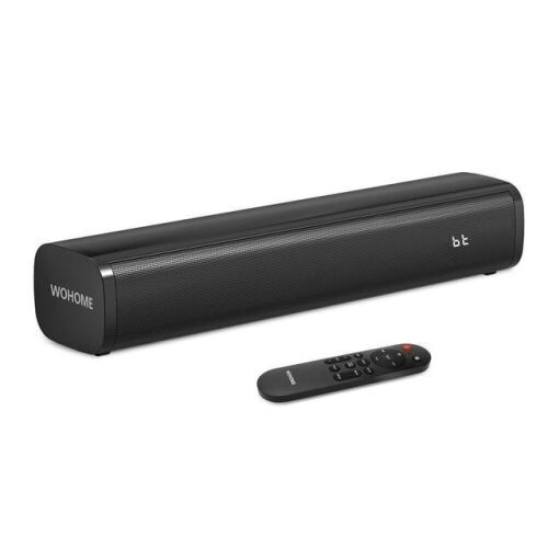 Wohome 2.1 CH Soundbar Built-in Subwoofer, Bluetooth 5.3, 3D Surround Speakers, Optical/AUX/USB Connect, Wall-Mountable Design, & Remote Control - Lot 207