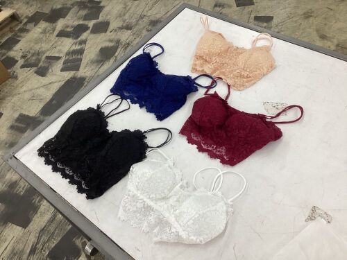 Lace Bralette, 5 Pieces, Medium  - Lot 472