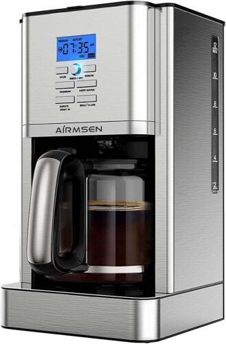 AIRMSEN Drip Coffee Maker 12 Cup, Programmable  - Lot 550