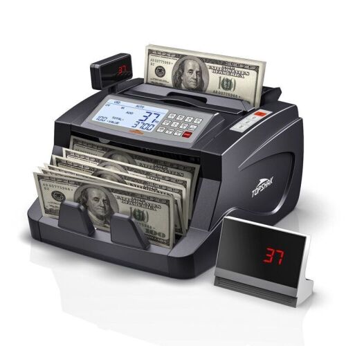TOPSHAK Money Counter Machine 80W 1000pcs/min  - Lot 40
