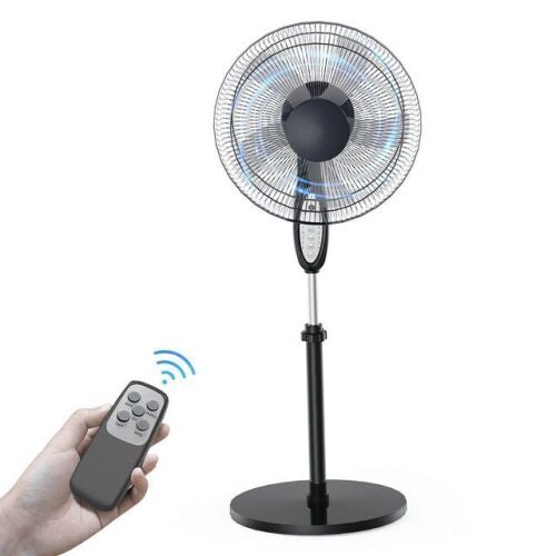 Riousery Oscillating Adjustable Pedestal Fan with 3-Speeds - Lot 562