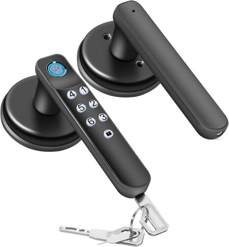 Gavdhe Biometric Door Lock with Silicone Keyboard - Lot 211