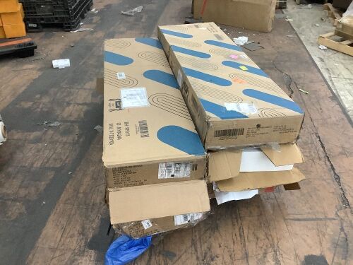Lot of (6) TV Stands - Open Box, Uninspected, May Have Salvage - Lot 352