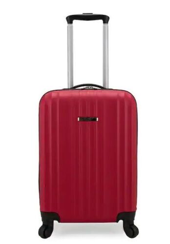 Elite Luggage 20 in. Red Fullerton Hardside Carry-On Spinner Suitcase  - Lot 184
