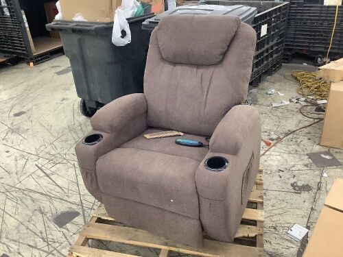 Recliner Chair with Massage - Smells Mildewy - Lot 56