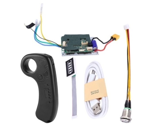 Electric Skateboard ESC Kit, 10S 36V Single Drive ESC Substitute Control Mainboard with Remote for DIY Electric Skateboard Longboard - Lot 122