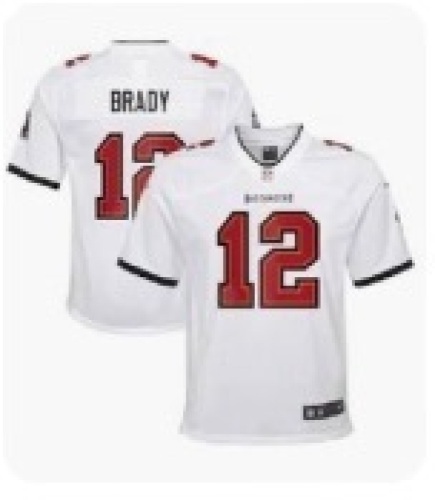 Youth Tom Brady Tampa Bay Buccaneers Inverted Team Game Jersey size large - Lot 126