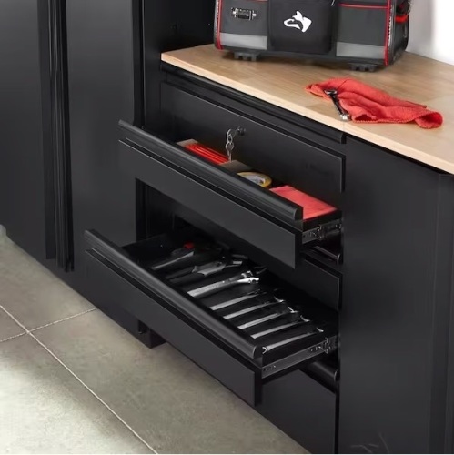 Heavy Duty 18-Gauge Steel 5-Drawer Black Garage Base Cabinet - Lot 16
