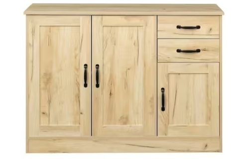 Oak Buffet with Storage - Lot 228