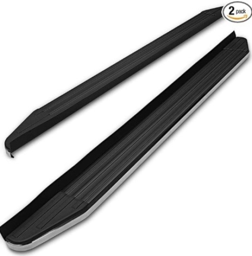 TAC Running Boards Fit 2021-2024 Jeep Grand Cherokee L | 2022-2024 Grand Cherokee (Exclude 2022-2024 4xe Models) SUV 5.5” Aluminum Black Side Steps Nerf Bars Step Rails Exterior Accessories 2Pcs - Lot 270