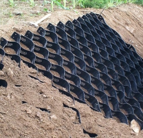 Geogrid Driveway, Heavy Duty Geocell Ground Grid Stabilizer for Outdoor Parking Lots Garden Walkways - Lot 271