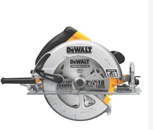 DEWALT15 Amp 7-1/4 in. Lightweight Circular Saw with Electric Brake - Lot 21