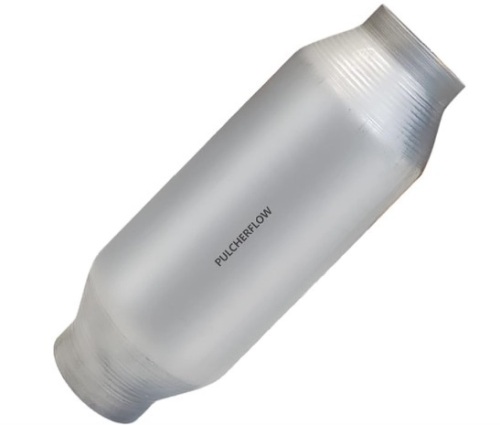 2.5 Inch Inlet/Outlet Universal Catalytic Converter Stainless Steel (EPA Compliant)with pipes - Lot 281