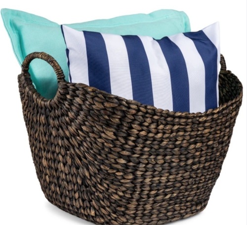 Large Multi-Purpose Seagrass Storage Basket w/ Handles - Lot 346