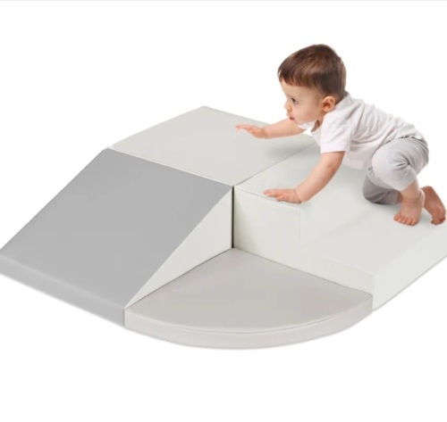 4-Piece Kids Climb & Crawl Soft Foam Shapes Structure Playset - Lot 360