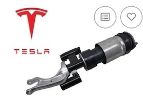 2019-- Tesla Model X strut /shock absorber adaptiveair suspension, front left - Lot 294