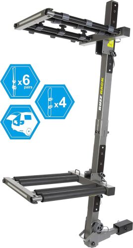Hitch Mounted Ski & Snowboard Rack - Lot 3569