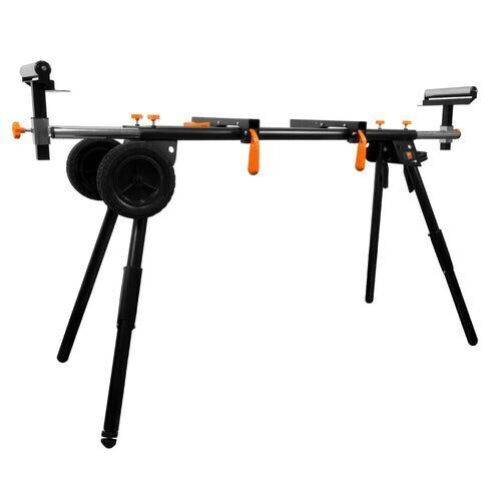 WEN MSA330 Collapsible Rolling Miter Saw Stand with 3 Onboard Outlets - Lot 310