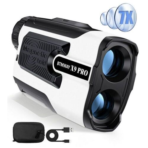 BTMWAY Laser Golf Rangefinder 900 Yards, 7X Magnification with Slope Switch, X9 PRO - Lot 346