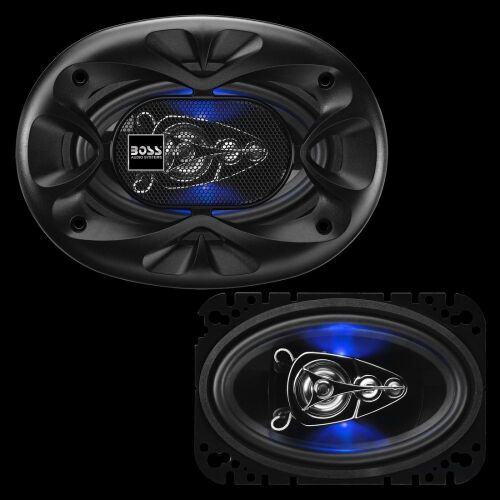 Boss 4" x 6" 4-Way 250W Full Range Speakers, 1 Pair  - Lot 348