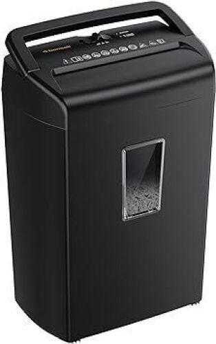 Bonsaii 10-Sheet Cross Cut Paper Shredder, 5.5 Gal  - Lot 526