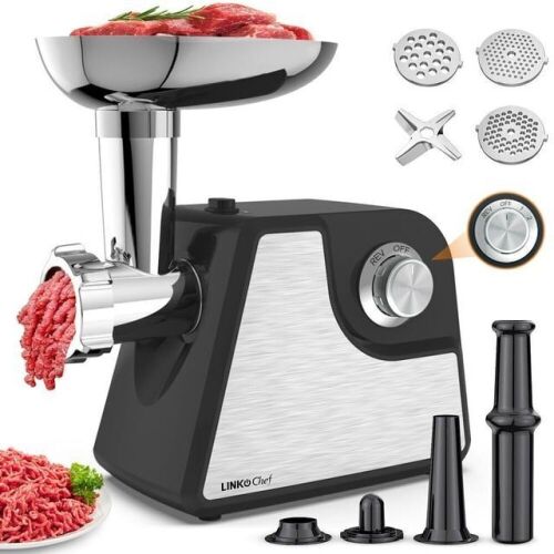 LINKChef 2 Adjustable Speed 2400W Max Electric Meat Grinder - Lot 596