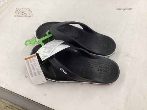 Crocs Bayaband Flip Flops, Size 8 - Lot 519