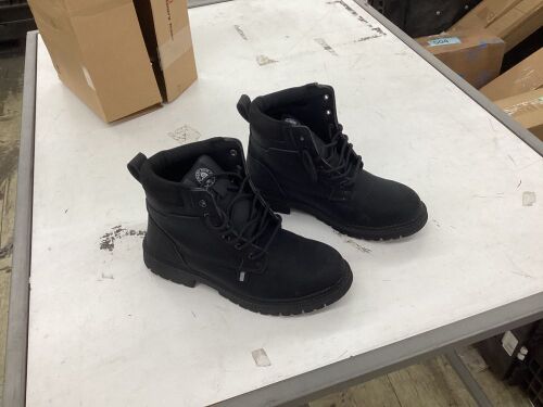 Steel Toe Work Boots, Size 9.5 - Lot 534