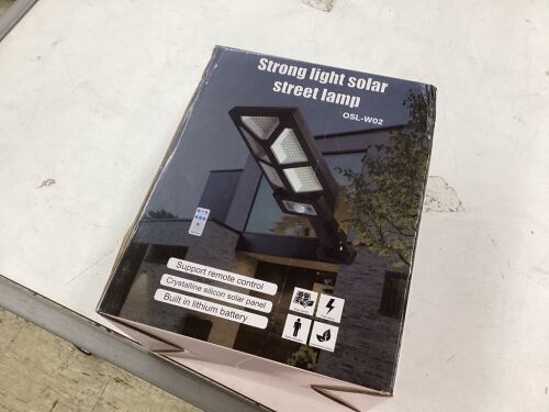 Solar Street Lamp  - Lot 549