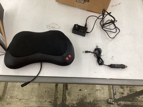 Shiatsu Neck and Back Massager Pillow with Heat  - Lot 704