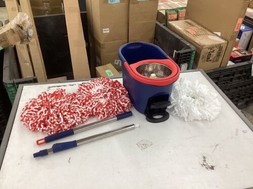 Spin Mop and Bucket System  - Lot 547