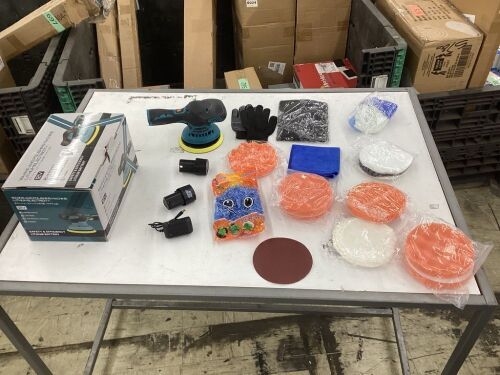 Cordless Car Buffer Polisher Kit  - Lot 369