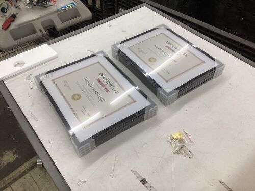 Document Picture Frames, 10 Pack  - Lot 505