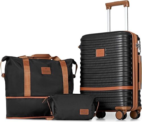 Joyway Carry On Luggage 20 Inch Expandable Suitcase with Spinner Wheel - Lot 676