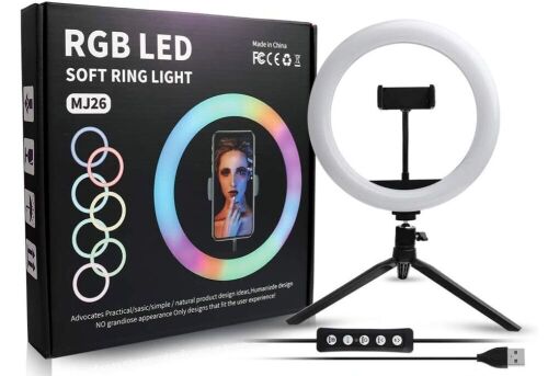 RGB LED Soft Ring Light  - Lot 626