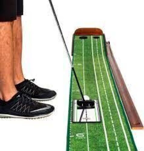 Perfect Practice 9.5-ft x 1-ft Standard Edition + Putting Alignment Mirror Putting Green - Lot 570